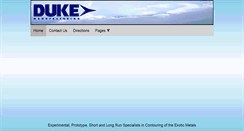Desktop Screenshot of duke-mfg.com